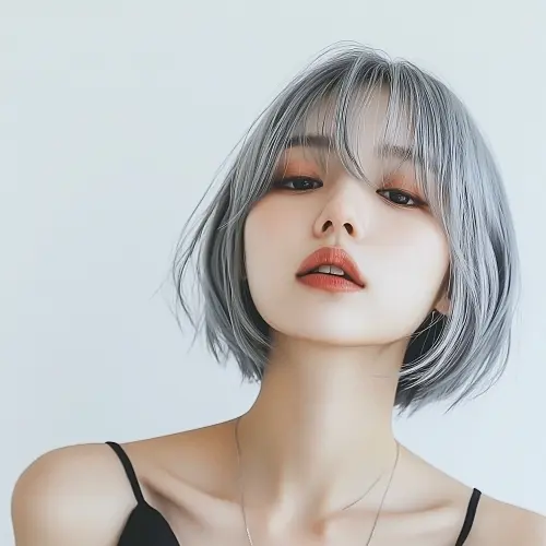 似合わせカット + ファッションカラー+ブリーチ